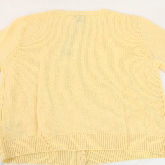 NWT Reformation Clara Cashmere Crew Neck Cardigan in Parmesan Size Large - Picture 4 of 12